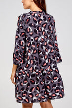 Load image into Gallery viewer, AVA LEOPARD SMOCK DRESS