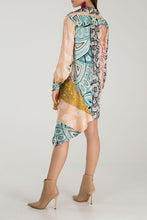 Load image into Gallery viewer, Satin Patch Work Print Tunic