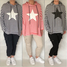 Load image into Gallery viewer, NAUTICAL STRIPE HOODY