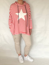 Load image into Gallery viewer, NAUTICAL STRIPE HOODY