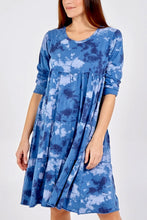 Load image into Gallery viewer, TIE DYE SMOCK DRESS
