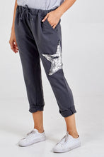 Load image into Gallery viewer, SEQUIN STAR JOGGERS