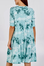 Load image into Gallery viewer, TIE DYE SMOCK DRESS
