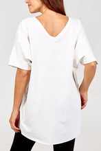 Load image into Gallery viewer, EASY... V-FRONT & BACK T-SHIRT