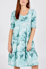 Load image into Gallery viewer, TIE DYE SMOCK DRESS