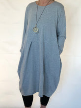 Load image into Gallery viewer, THE TUCK COCOON DRESS