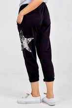 Load image into Gallery viewer, SEQUIN STAR JOGGERS