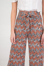 Load image into Gallery viewer, Abstract Animal Wide Leg Trouser