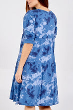 Load image into Gallery viewer, TIE DYE SMOCK DRESS