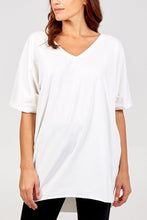 Load image into Gallery viewer, EASY... V-FRONT & BACK T-SHIRT