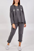 Load image into Gallery viewer, STAR FRONT HOODY LOUNGEWEAR SET
