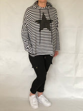 Load image into Gallery viewer, NAUTICAL STRIPE HOODY
