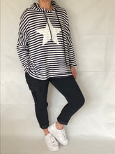 Load image into Gallery viewer, NAUTICAL STRIPE HOODY
